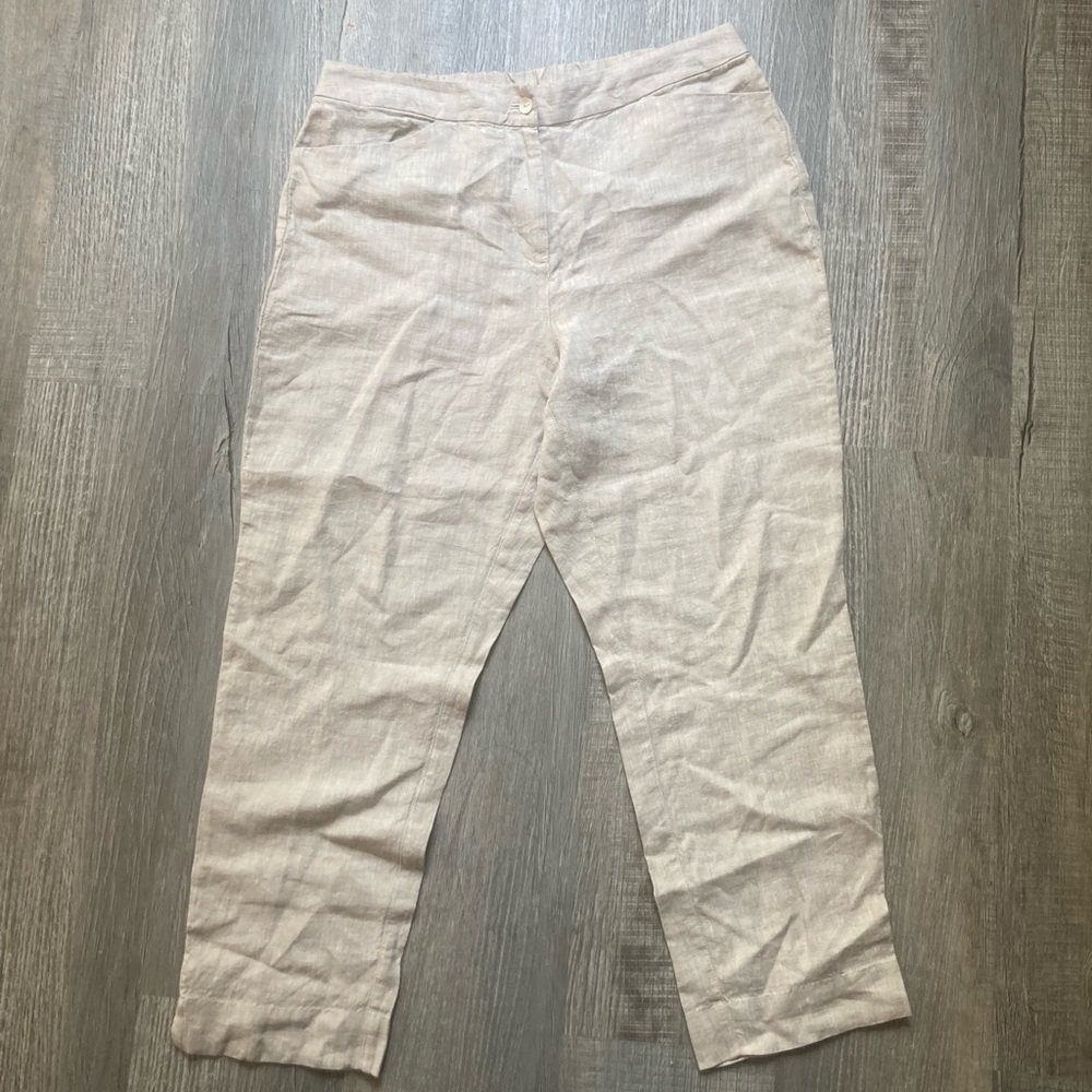 100% linen pants